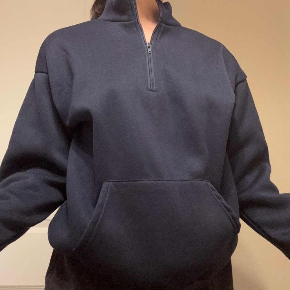 Navy Half Zip